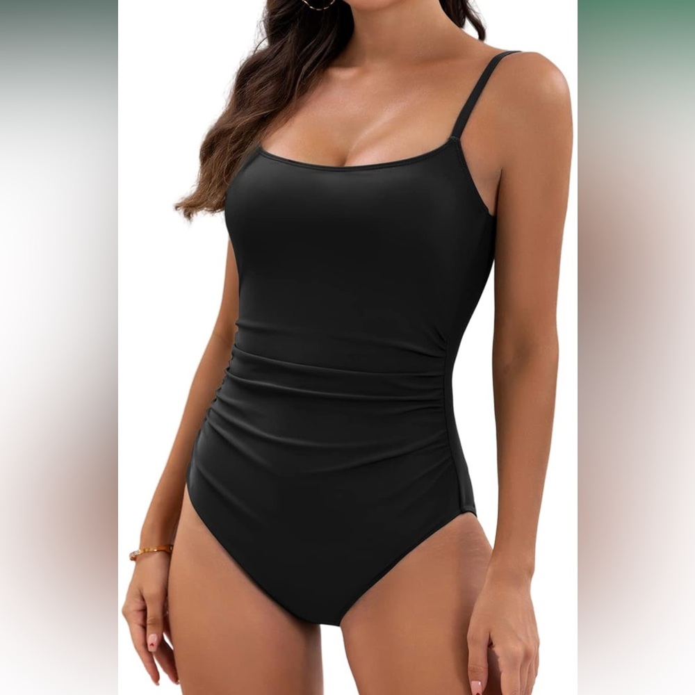 Black One-Piece Swimsuit